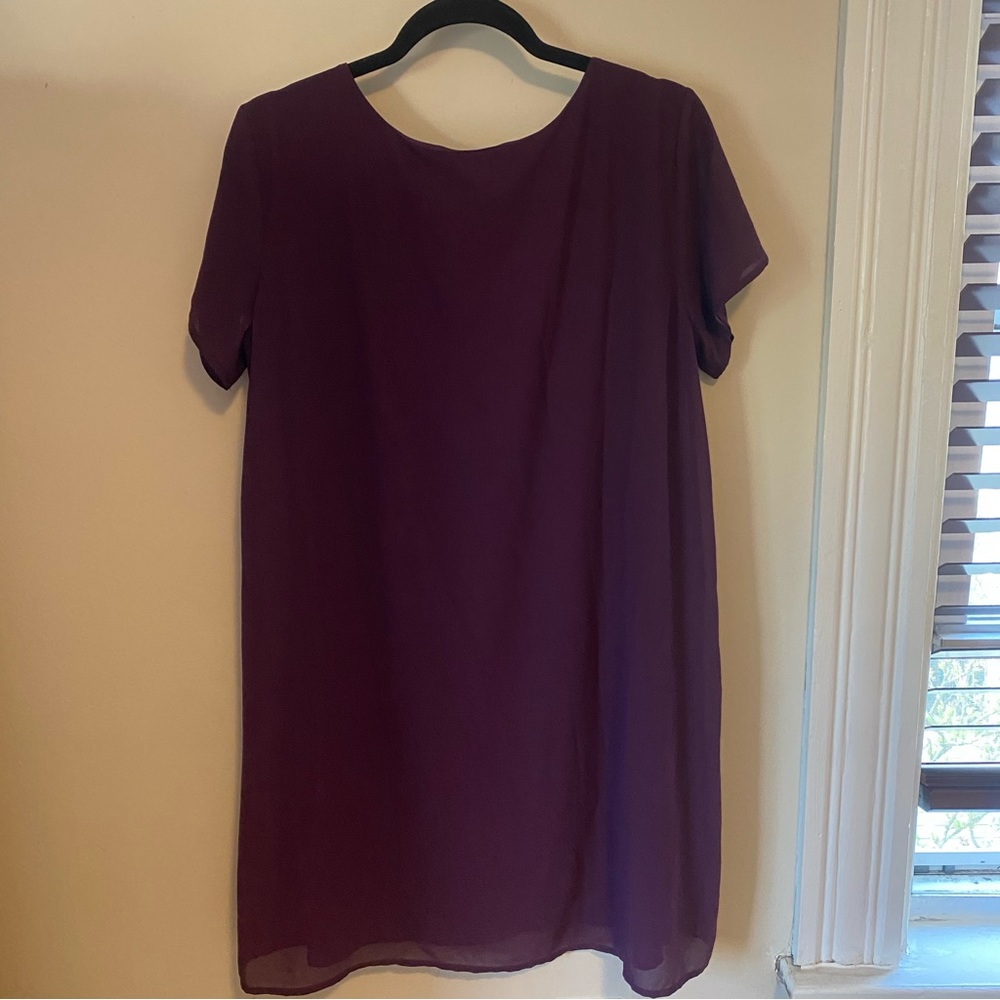 LULU’S PURPLE FORMAL SHIFT DRESS SZ XL